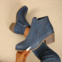 Amara | Women's Orthopedic Side Zip Ankle Boots