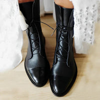 Winnie | Women's Orthopedic Lace-Up Mid-Calf Boots