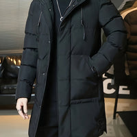Barnaby | Men's Hooded Longline Puffer Coat