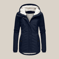 Delphine | Women's Sherpa-Lined Hooded Quilted Jacket