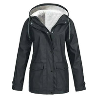 Eleanor | Women's Hooded Zip-Up Rain Jacket