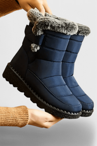 Marigold | Women's Fur Slip-Resistant Snow Boots