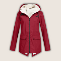 Matilda | Women's Hooded Fleece Rain Jacket