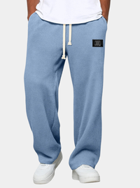 Men's Relaxed Straight Leg Waffle Joggers | Huxley