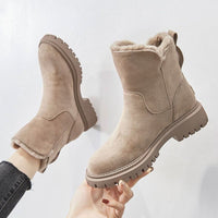 Primrose | Women's Fur Slip-On Ankle Boots